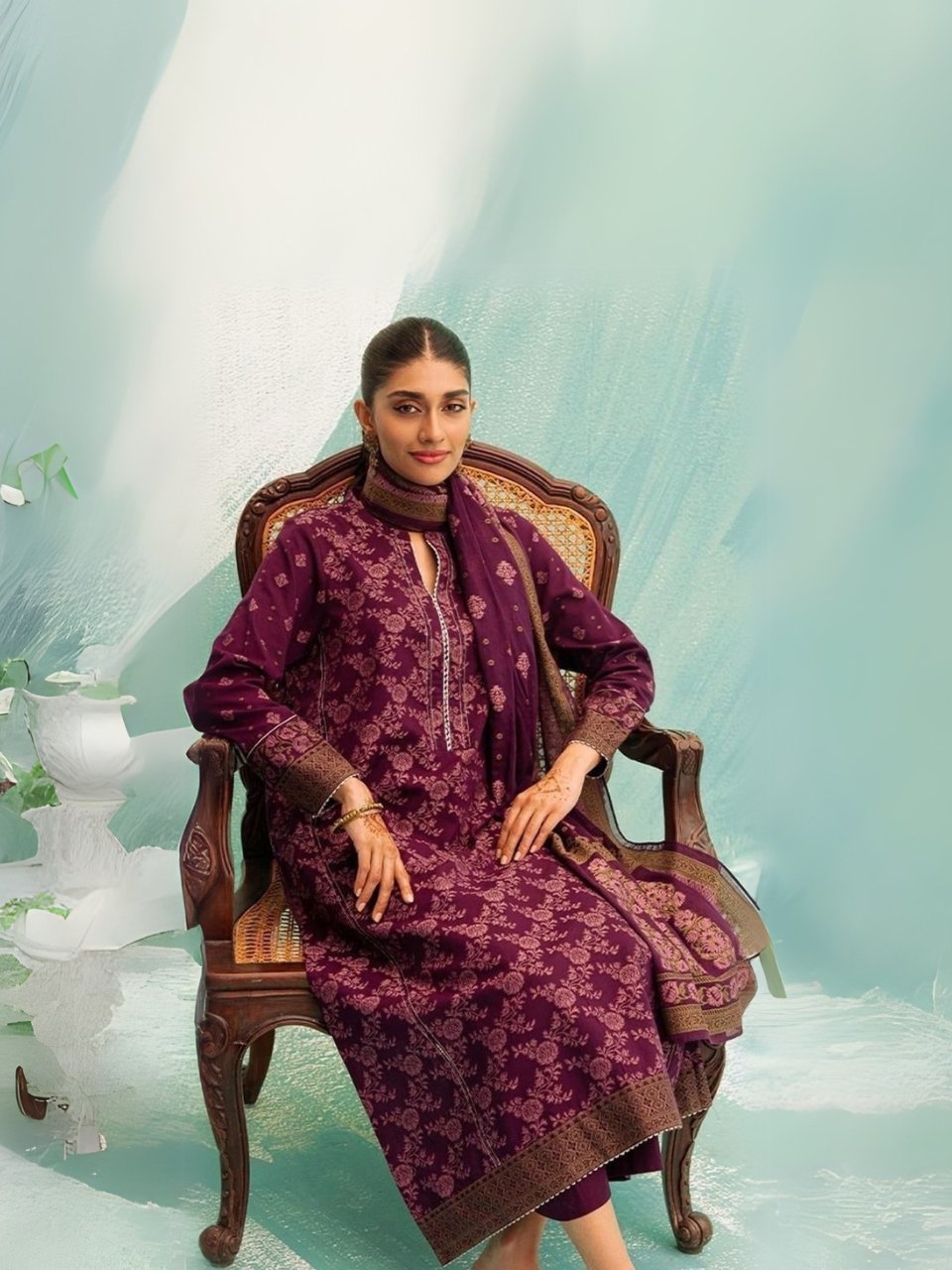 Women wear Zeen Lawn Unstitched 3 Piece Suit | Colour-Solid Pink Women wear Zeen Lawn Unstitched 3 Piece Suit | Colour-Solid Pink