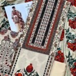 Asim Jofa Lawn Unstitched 3 Piece Suit | Colour-Grey Goose