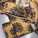 Jazmin Lawn Unstitched 3 Piece Suit | Colour-Light Brown