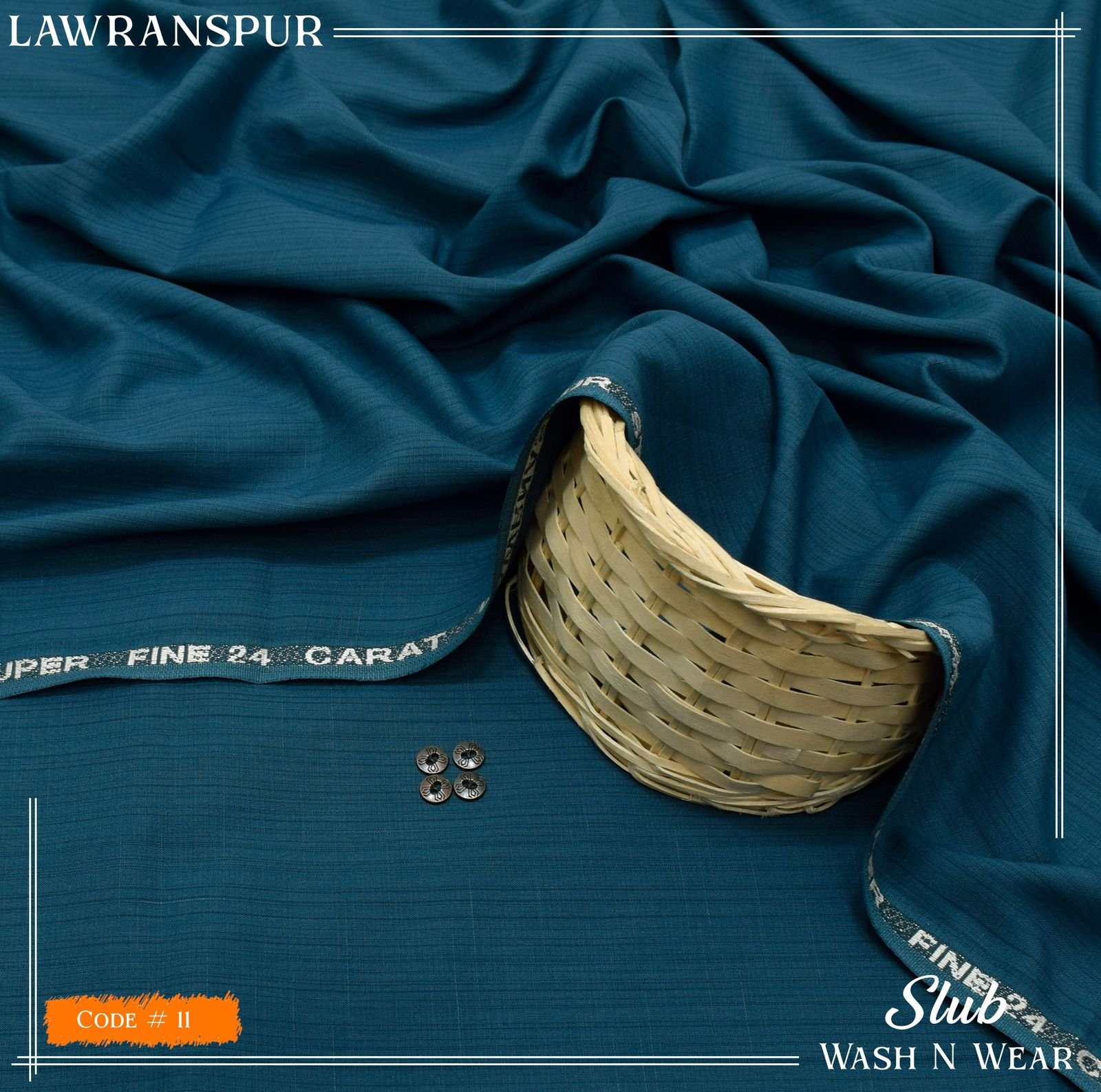 Lawranspur Mens Unstitched Suits | Colour- Dark Grey Blue