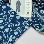Nishat Lawn Unstitched 3 Piece Suit | Colour- Nile Blue