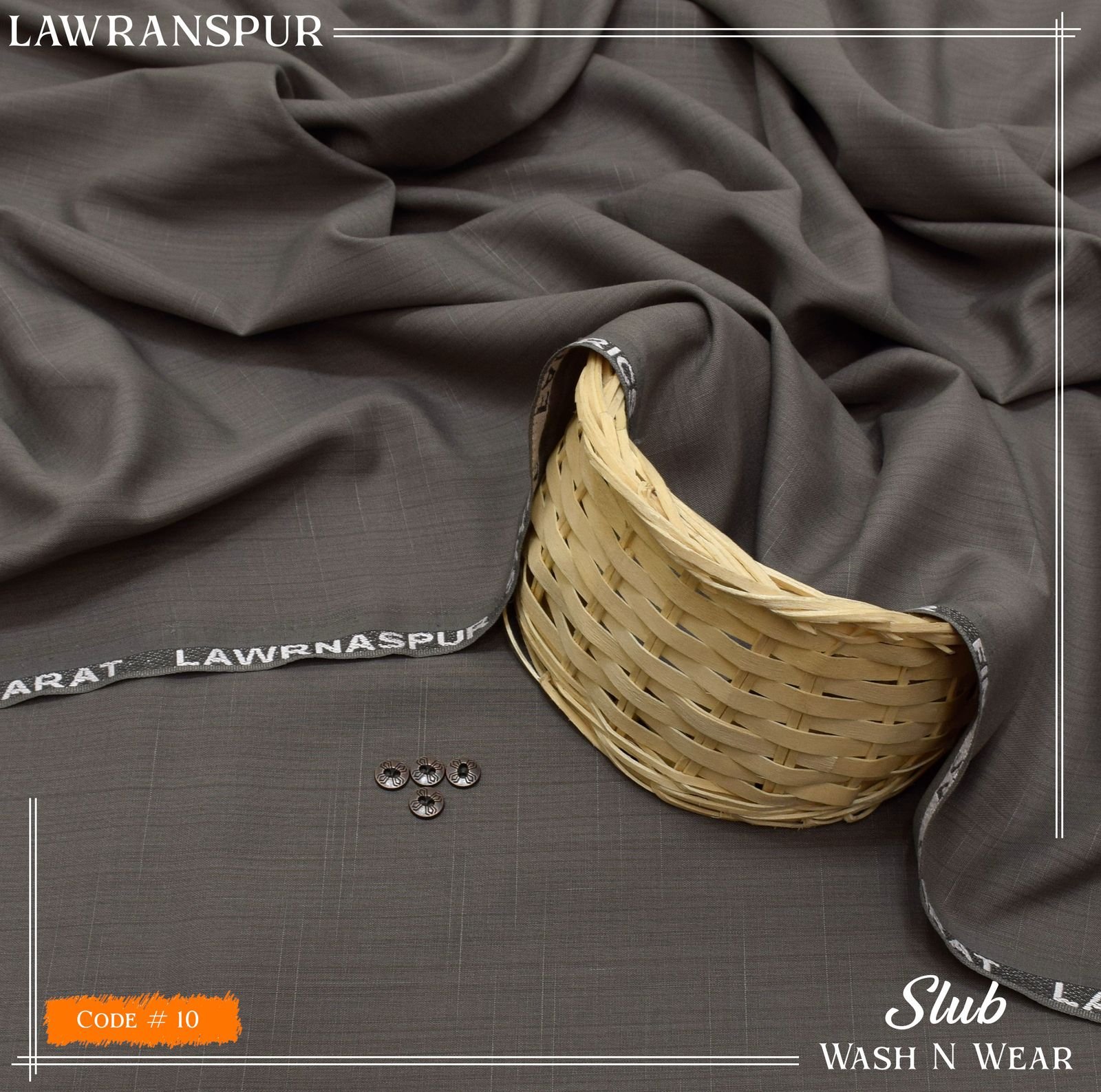 Lawranspur Mens Unstitched Suits | Colour- Carbon Grey Lawranspur Mens Unstitched Suits | Colour- Carbon Grey