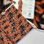 Nishat Lawn Unstitched 3 Piece Suit | Colour- Brown Rust