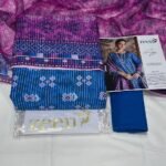 Zeen Lawn Unstitched 3 Piece Suit | Colour-Blue Jay