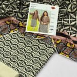 Khaadi Lawn Unstitched 3 Piece Suit | Colour-Greenish Olive