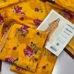Sapphire Signature Unstitched 3 Piece Digital Print Lawn | Colour-Yellow