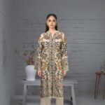 Women wear Asim Jofa Lawn 3 Piece Suit | Colour-Quill Grey