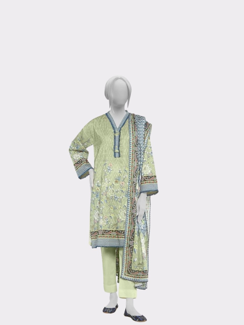 Women wear J. Lawn 3 Piece Suit | Colour-Grey Olive Women wear J. Lawn 3 Piece Suit | Colour-Grey Olive