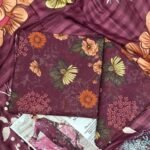 Maria.B. Premium Lawn Unstitched 3 Piece Suit | Colour-Pinkish Red