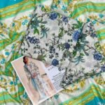 Maria.B. Premium Lawn Unstitched 3 Piece Suit | Colour-White