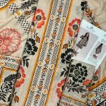 Bint e Naz Lawn Unstitched 2 Piece Suit | Colour- Grey