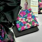 Bareeze Lawn Unstitched 3 Piece Suit | Colour-Purple Suit