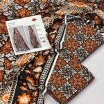 Khaadi Lawn Unstitched 3 Piece Suit | Colour-Black