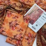 Sapphire Signature Unstitched 3 Piece Digital Print Lawn | Colour-Orange