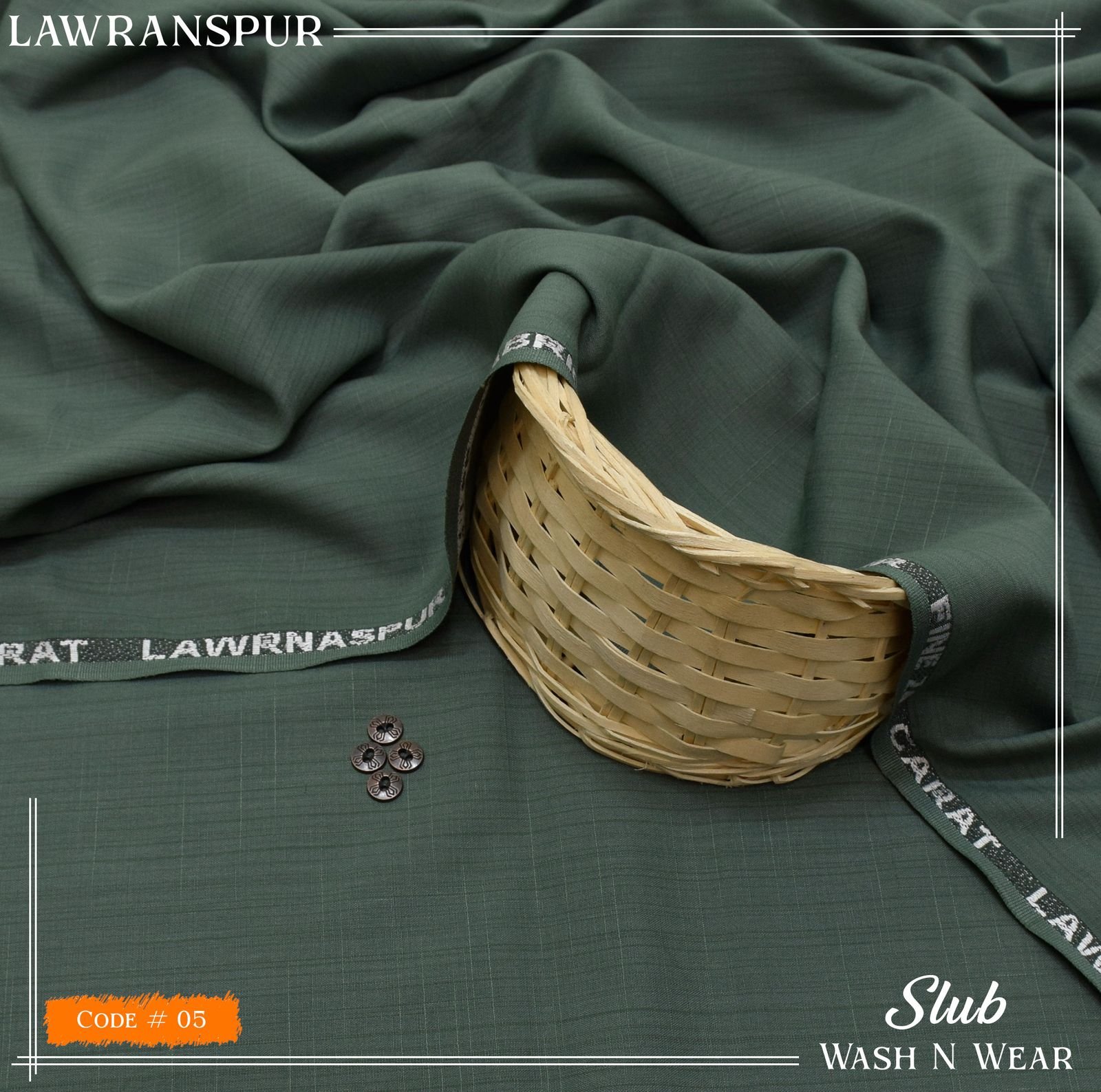 Lawranspur Mens Unstitched Suits | Colour- Charcoal Grey