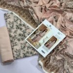 Bint e Naz Lawn Unstitched 3 Piece Suit | Colour-Vanilla Suit