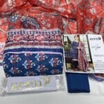 Zeen Lawn Unstitched 3 Piece Suit | Colour-Nile Blue