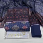 Zeen Lawn Unstitched 3 Piece Suit | Colour-Bright Grey