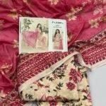 Nishat Lawn Unstitched 3 Piece Suit | Colour- Peach Puff