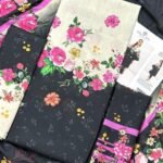 Bint e Naz Lawn Unstitched 2 Piece Suit | Colour-Grey