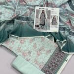 Gul Ahmed Lawn Unstitched 3 Piece Suit | Colour-Grey Goose