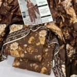 Bint e Naz Lawn Unstitched 3 Piece Suit | Colour- Brown