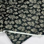 Bint e Naz Lawn Unstitched 2 Piece Suit | Colour-Black Cow