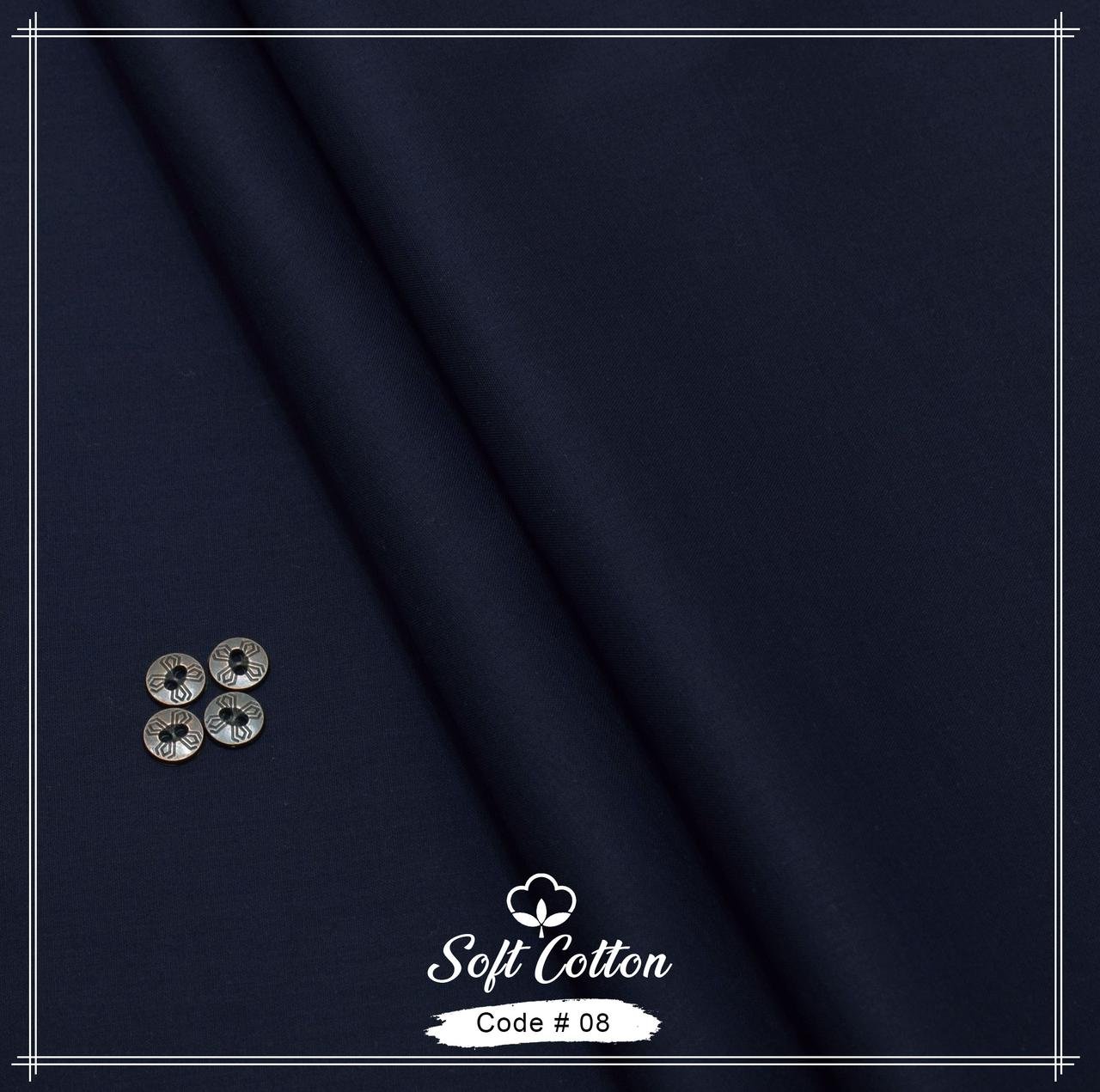 Mens Unstitched Soft Cotton Suits | Colour- Black Pearl Mens Unstitched Soft Cotton Suits | Colour- Black Pearl