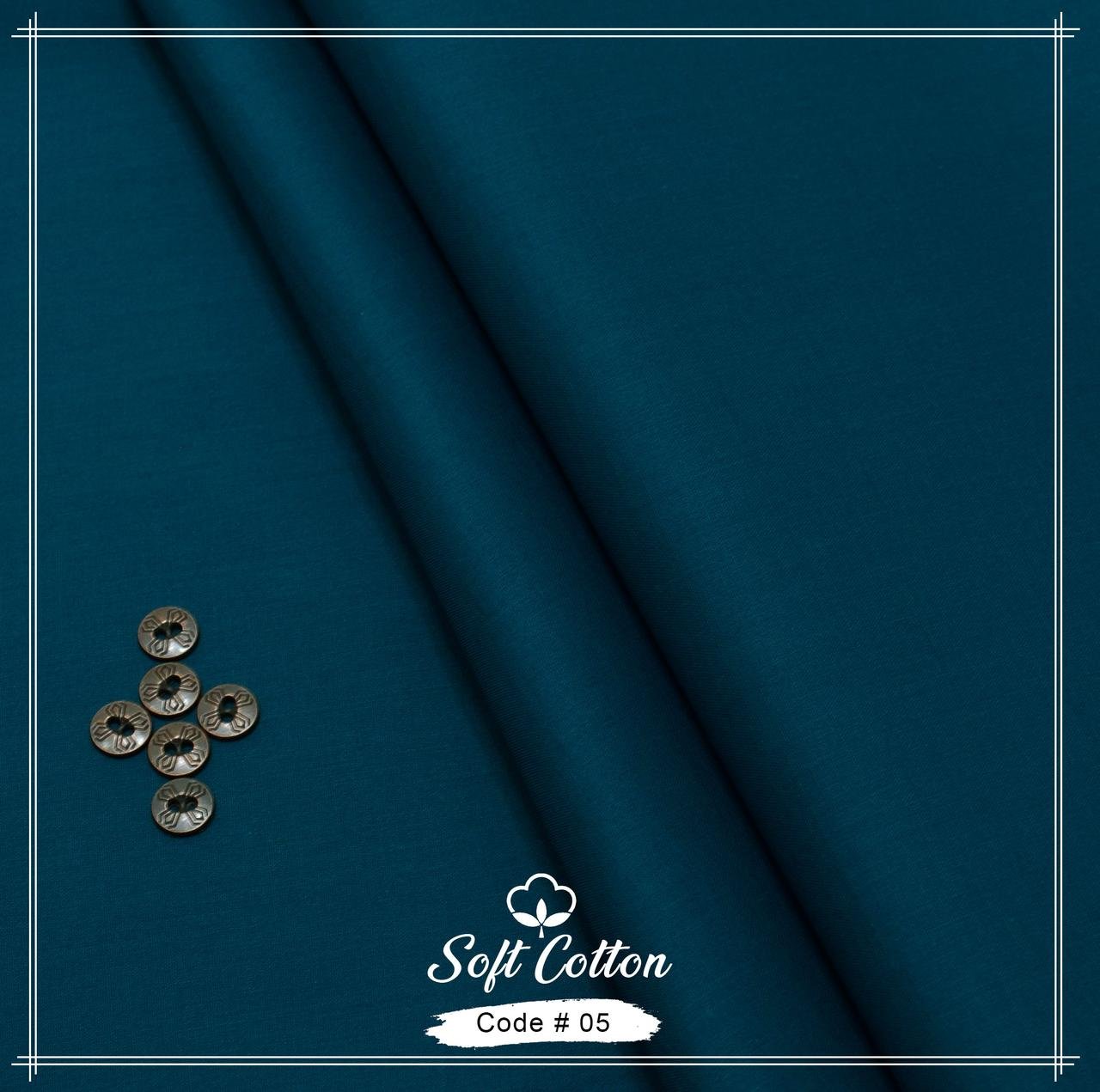 Mens Unstitched Soft Cotton Suits | Colour- Blue Charcoal Mens Unstitched Soft Cotton Suits | Colour- Blue Charcoal