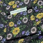 Bint e Naz Lawn Unstitched 2 Piece Suit | Colour-Charcoal