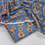 Bint e Naz Lawn Unstitched 2 Piece Suit | Colour-Dusty Blue