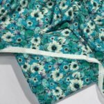 2-Piece Unstitched Printed Lawn Suit | Colour-Eastern Blue