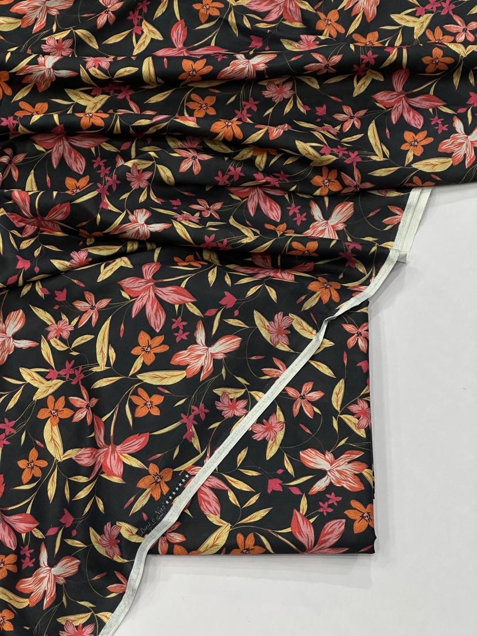 2-Piece Unstitched Printed Lawn Suit | Colour-Green