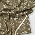 2-Piece Unstitched Printed Lawn Suit | Colour-Grey Brown
