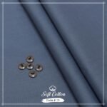 Mens Unstitched Soft Cotton Suits | Colour- Jet Grey