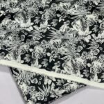 Bint e Naz Lawn Unstitched 2 Piece Suit | Colour-Light Grey