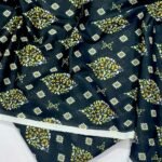 Bint e Naz Lawn Unstitched 2 Piece Suit | Colour-Medium Jungle Green