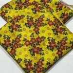 Bint e Naz Lawn Unstitched 2 Piece Suit | Colour-Musterd Yellow