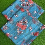 Bint e Naz Lawn Unstitched 2 Piece Suit | Colour-Nice Blue