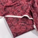 2-Piece Unstitched Printed Lawn Suit | Colour-Pinkish Red
