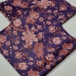 Bint e Naz Lawn Unstitched 2 Piece Suit | Colour-Purple Taupe