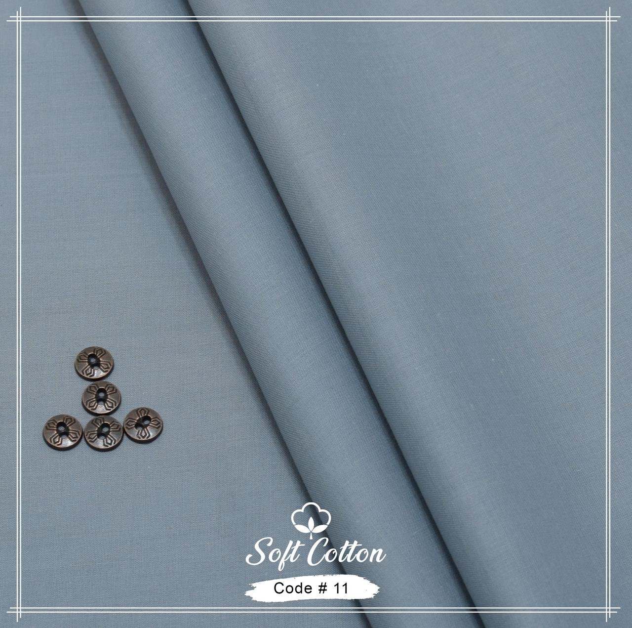 Mens Unstitched Soft Cotton Suits | Colour- Slate Grey Mens Unstitched Soft Cotton Suits | Colour- Slate Grey