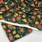 2-Piece Unstitched Printed Lawn Suit | Colour-Tealish Green