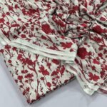 2-Piece Unstitched Printed Lawn Suit | Colour-White