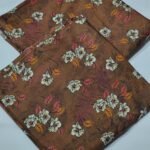 Bint e Naz Lawn Unstitched 2 Piece Suit | Colour-Woody Brown