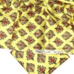 Bint e Naz Lawn Unstitched 2 Piece Suit | Colour-Yellowish Tan