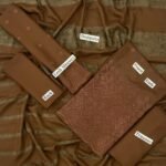 Bint-e-Naz Embroidered Unstitched 3 Piece Suit in Otter Coffee