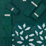 Bint-e-Naz Embroidered Unstitched 3 Piece Suit in Deep