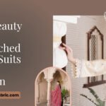 A beautifully designed unstitched lawn suit featuring delicate floral prints, showcasing elegance and comfort for women. The text reads 'The Beauty of Unstitched Lawn Suits for Women' with zarifabric.com branding