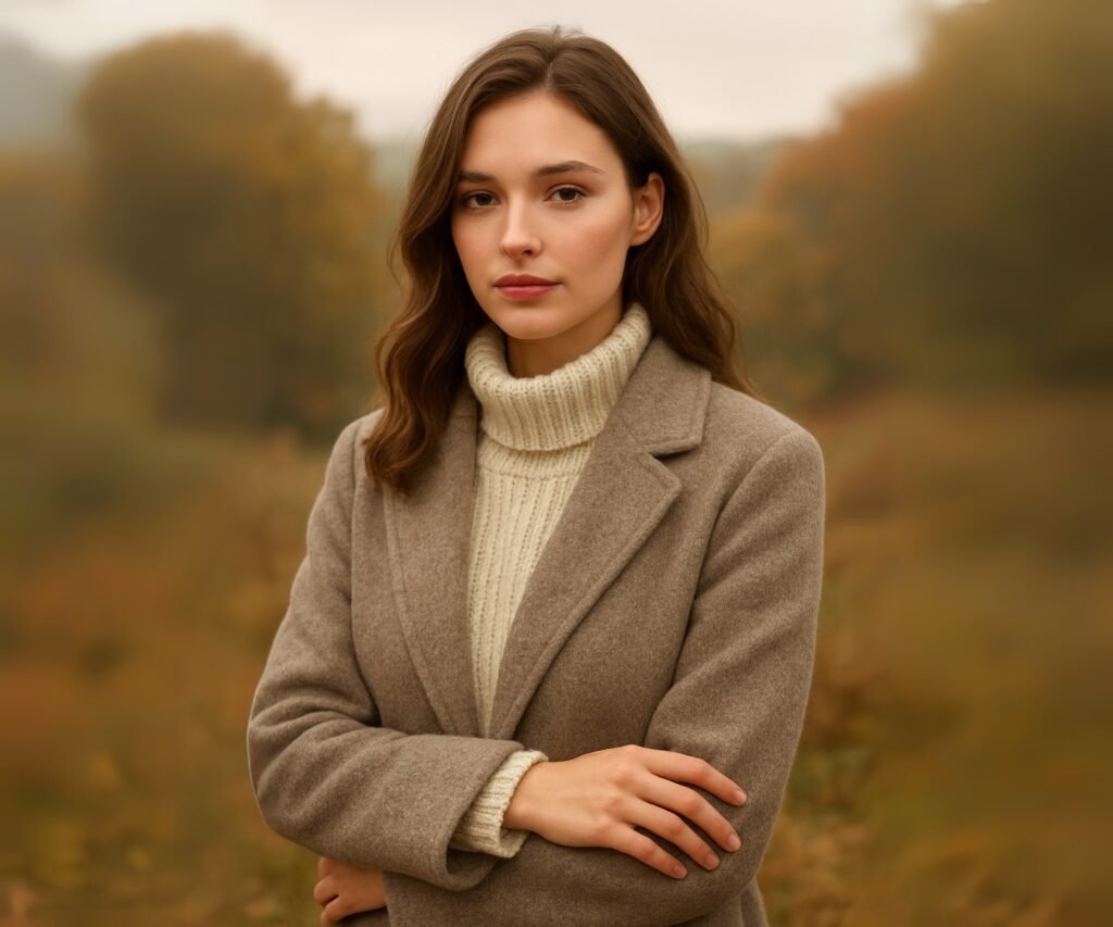 Woollen Clothes wearing Women